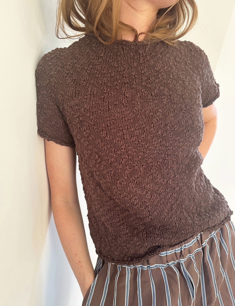 Plain Yoke Tee 19 knitting pattern (english) - leknit